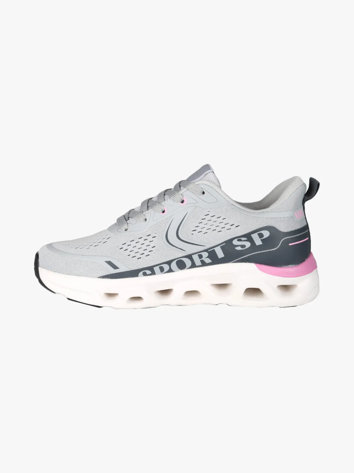 Sport Sneakers donna sportive in maglia - grigio
