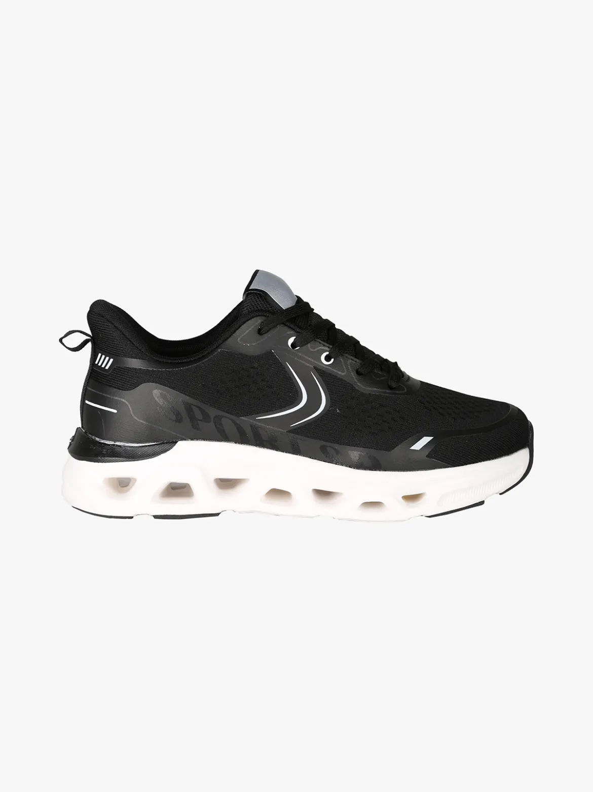 Sport Sneakers donna sportive in maglia - nero