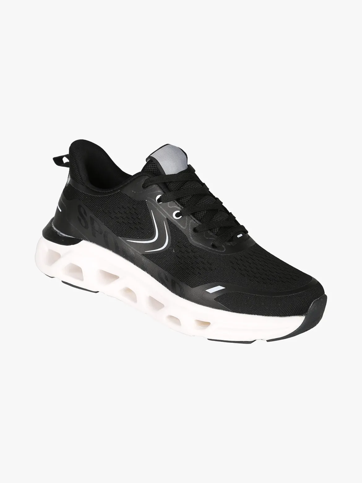 Sport Sneakers donna sportive in maglia - nero