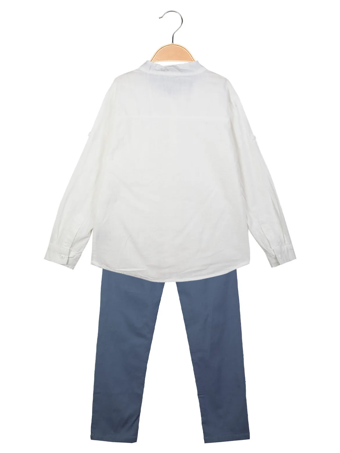 Street Porter Completo 2 pezzi da bambino con camicia alla coreana