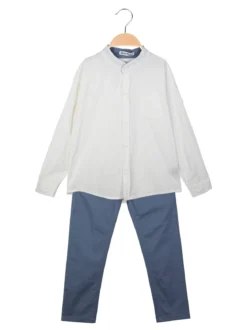 Street Porter Completo 2 pezzi da bambino con camicia alla coreana