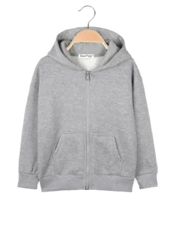 Street Porter Felpa da bambini con cappuccio e zip - grigio
