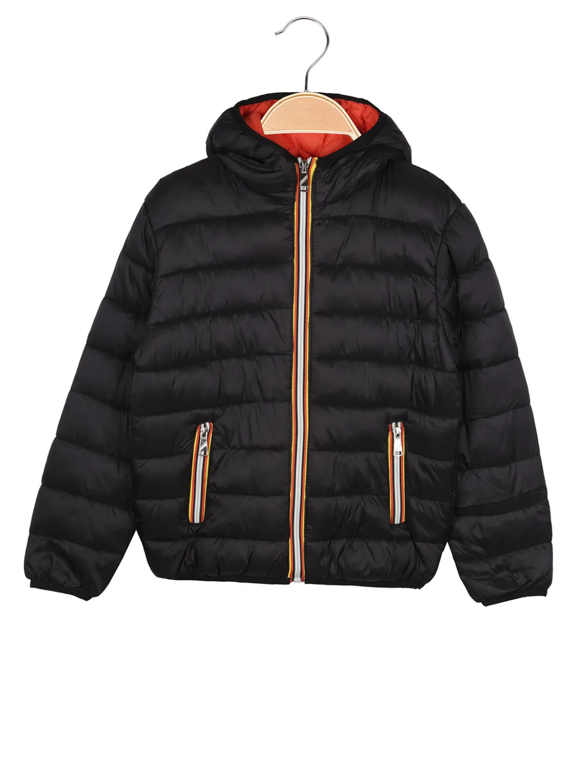 Street Porter Piumino da ragazzo con cappuccio - rosso