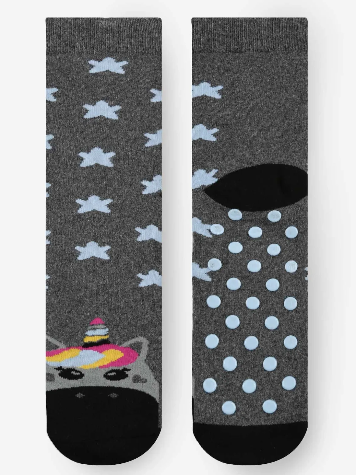 Stylosa Calze antiscivolo bimba con unicorno