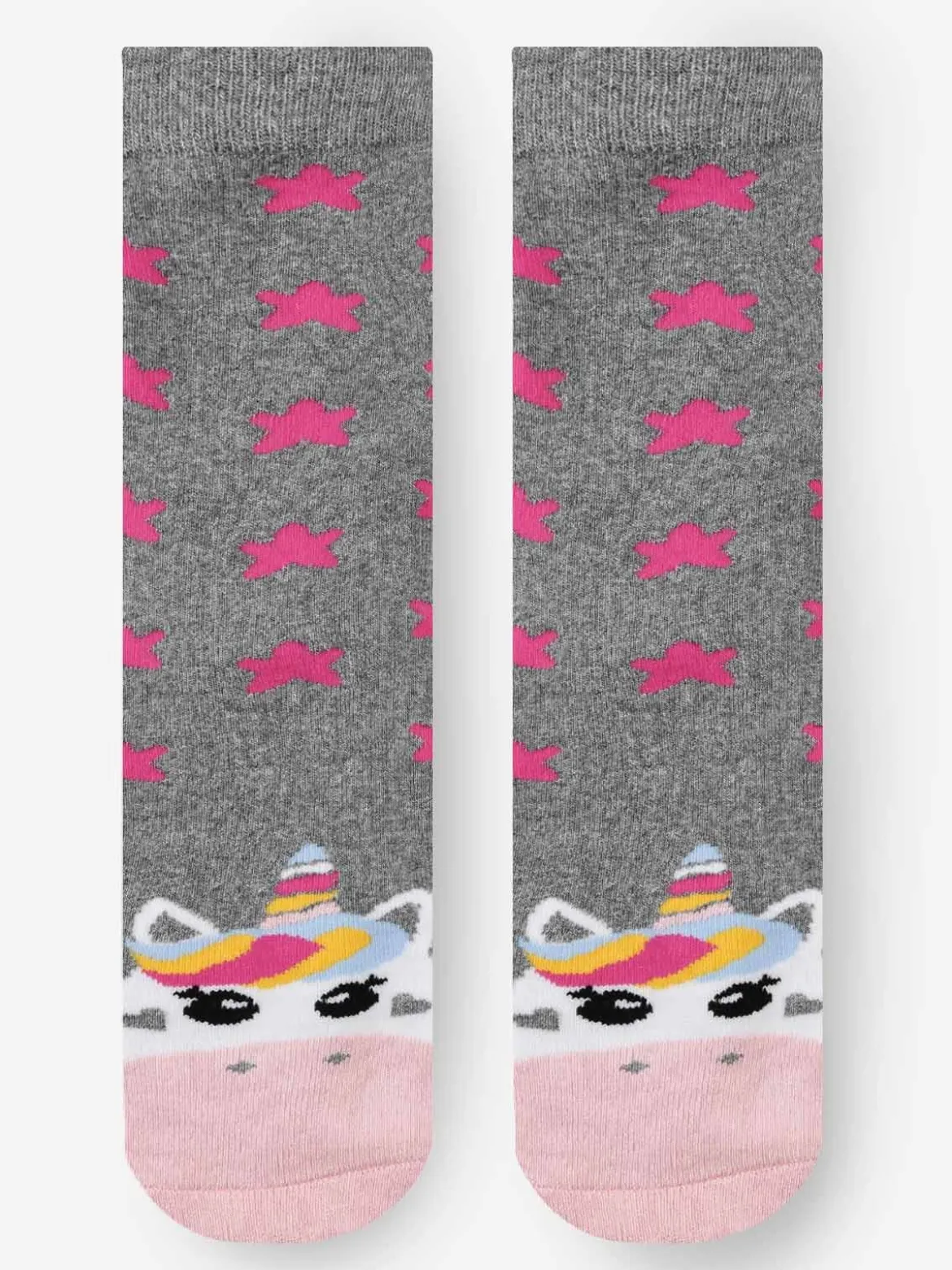 Stylosa Calze antiscivolo bimba con unicorno