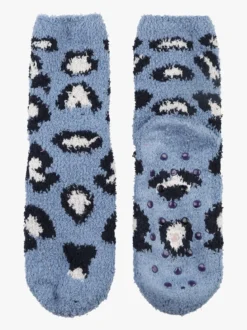 Stylosa Calze donna antiscivolo maculate - blu