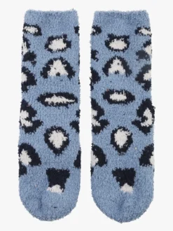 Stylosa Calze donna antiscivolo maculate - blu