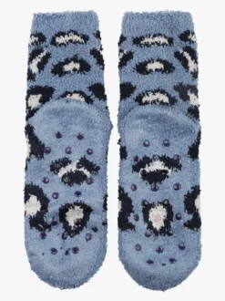 Stylosa Calze donna antiscivolo maculate - blu