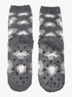 Stylosa Calze donna antiscivolo maculate - grigio