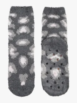 Stylosa Calze donna antiscivolo maculate - grigio