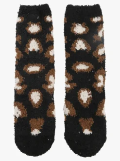 Stylosa Calze donna antiscivolo maculate - nero
