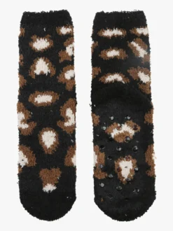 Stylosa Calze donna antiscivolo maculate - nero