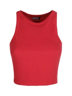 Sublyme Canotta cropped da donna a costine
