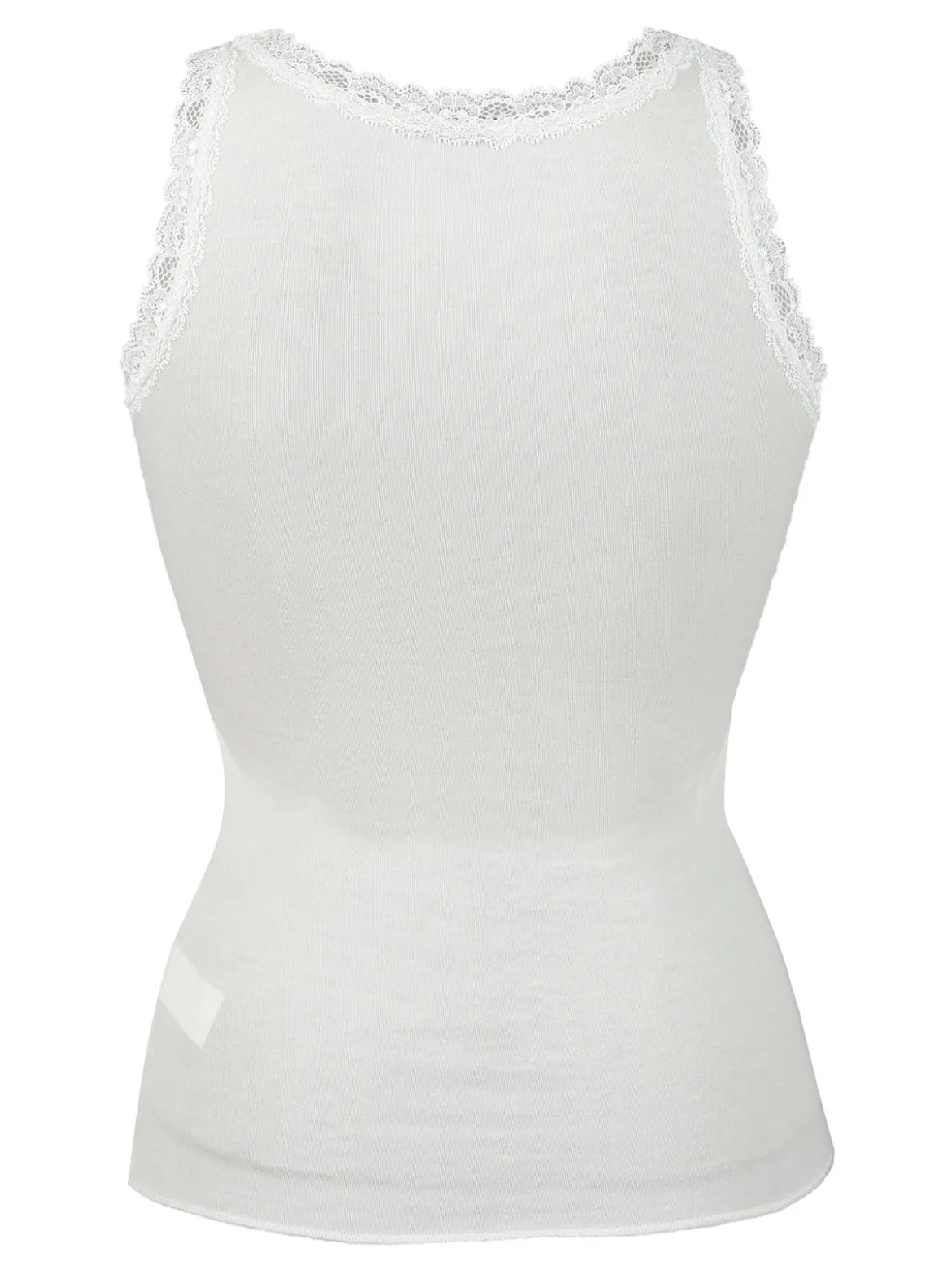 Sublyme Canotta donna con pizzo in misto cashmere