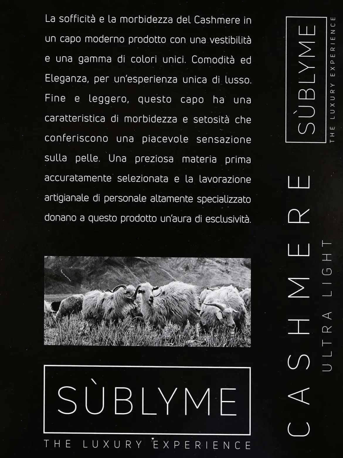 Sublyme Canotta donna con pizzo in misto cashmere