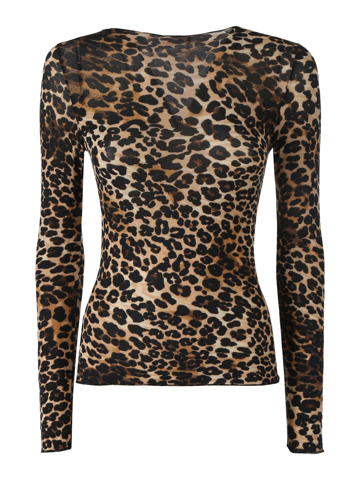Sublyme Maglia donna animalier a manica lunga in cashmere - multicolore