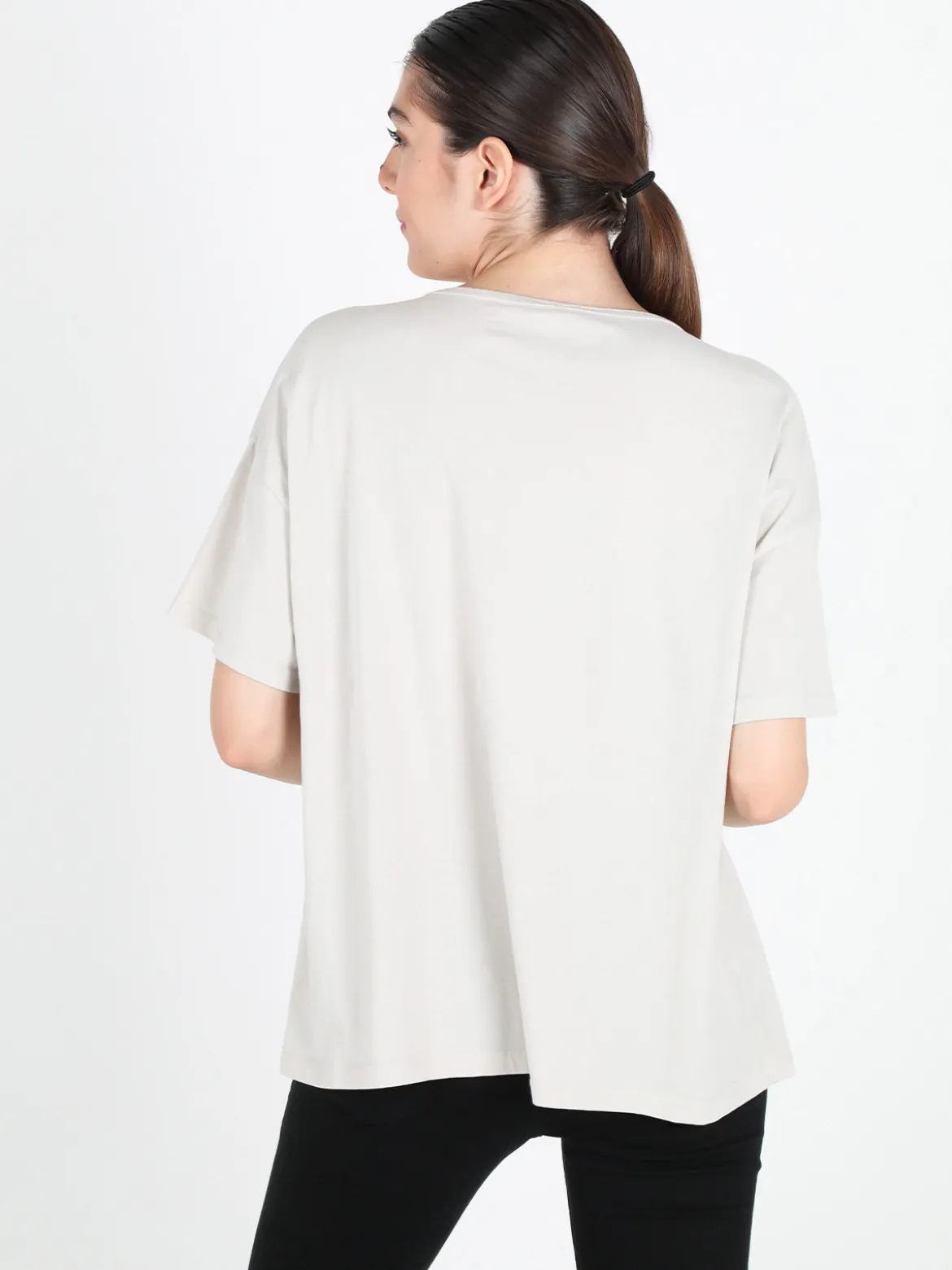 Sun Sun Maxi t-shirt donna oversize in cotone