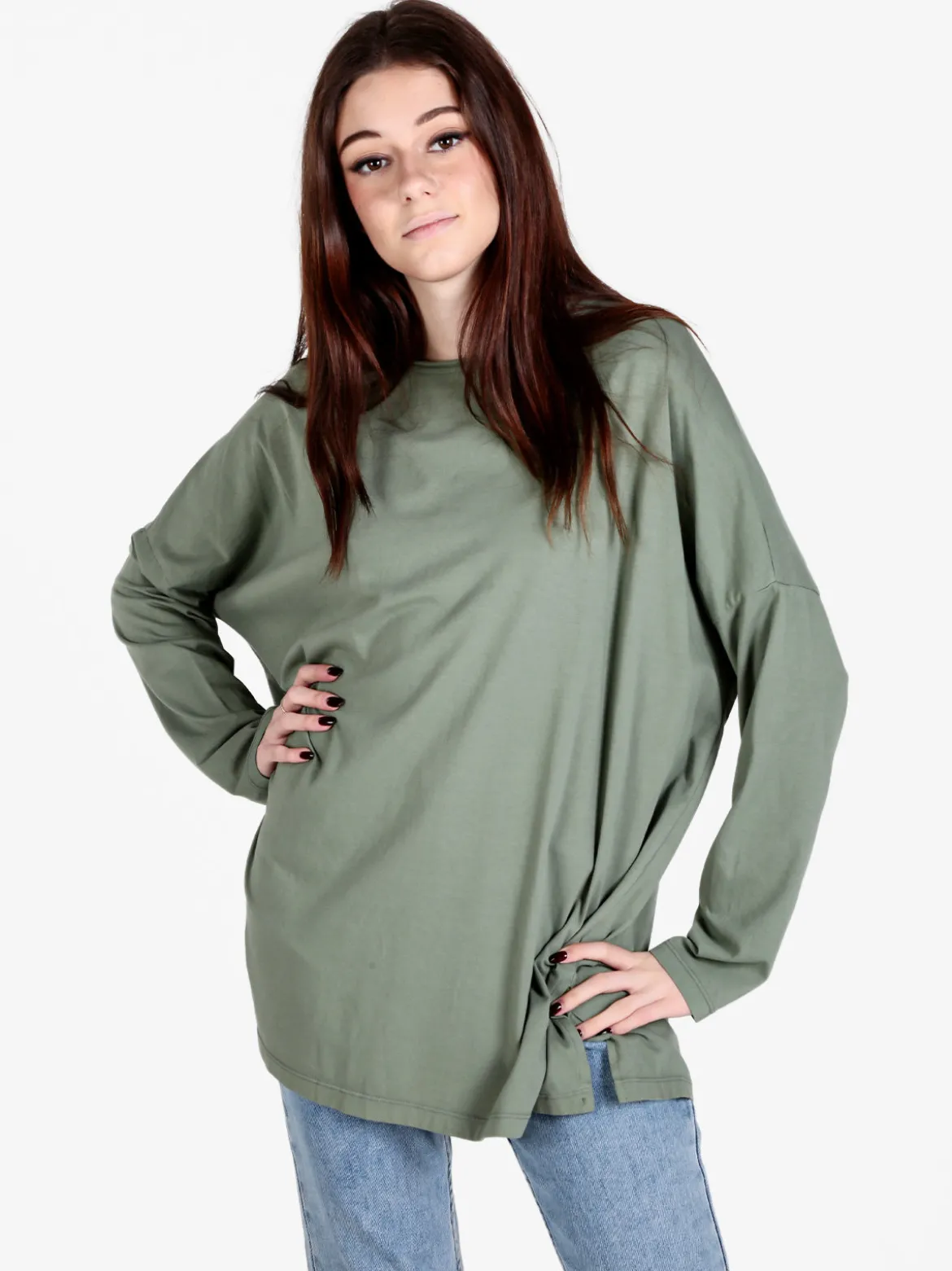 Sun Sun Maxi t-shirt donna oversize in cotone