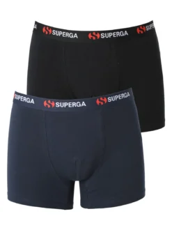 Superga Confezione da 2 boxer uomo in cotone