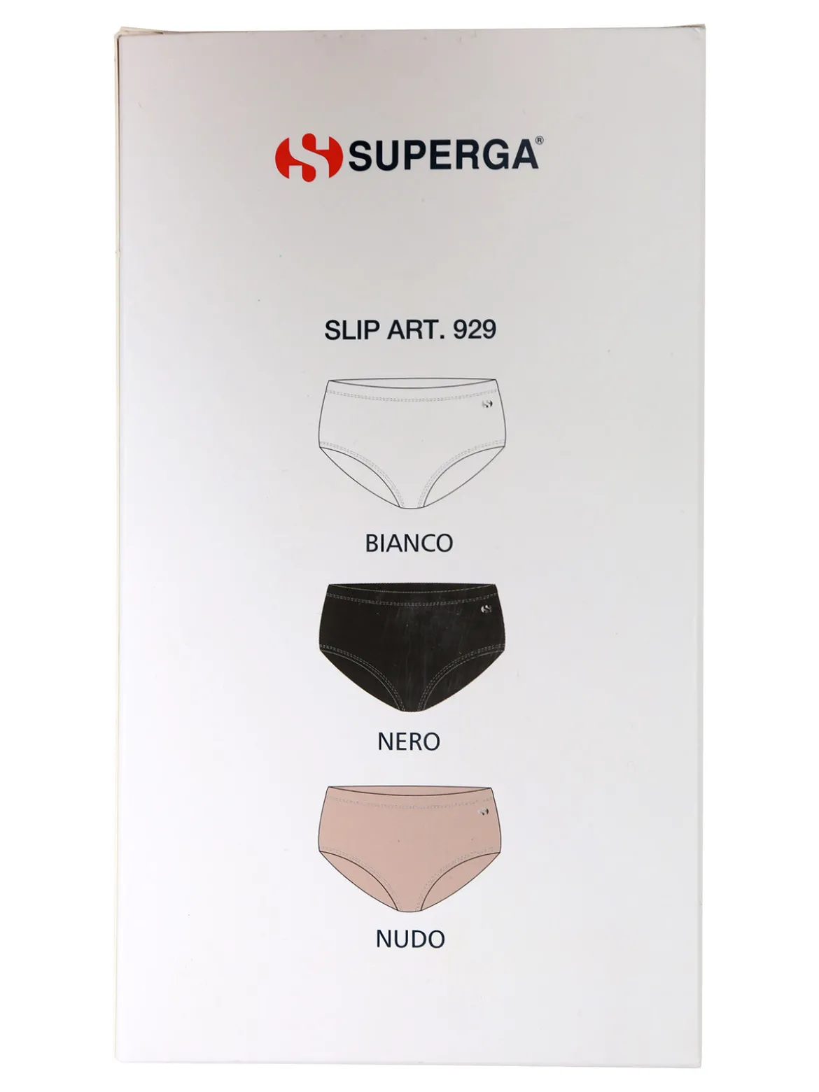 Superga Confezione da 3 slip comfort donna - nudo