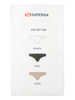 Superga Confezione da 3 slip donna - nero