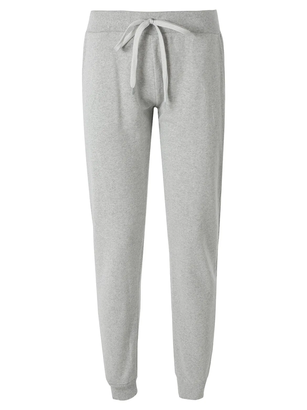 Superga Pantaloni tuta da donna in felpa con coulisse e polsini - grigio