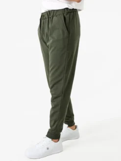 Superga Pantaloni tuta da uomo in felpa con coulisse e polsini - militare