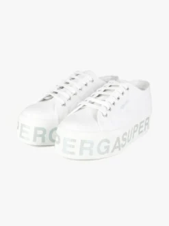 Superga 2790 PLATFORM LETTERING Sneakers donna in tela con platform