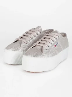 Superga Scarpe in tela donna con platform 2790 LAME