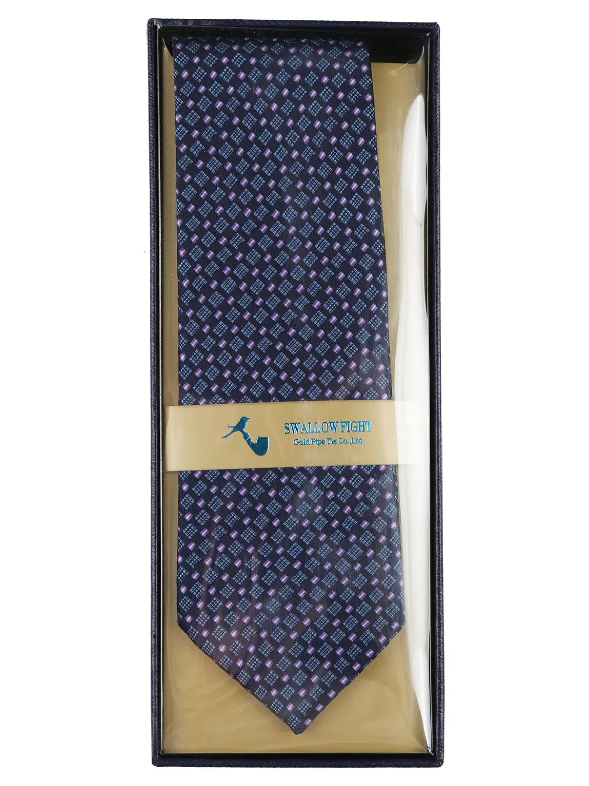 Swallow Fight Cravatta classica da uomo con stampe