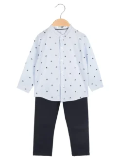 Sweet Junior Completo da neonato 2 pezzi con camicia + pantaloni