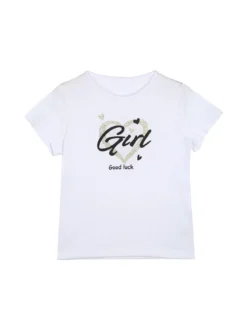 Sweet Junior Completo 3 pezzi da bambina con giacca in ecopelle e gonna con strass - beige