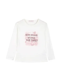 Sweet Junior Completo tuta da bambina 3 pezzi con strass - rosa