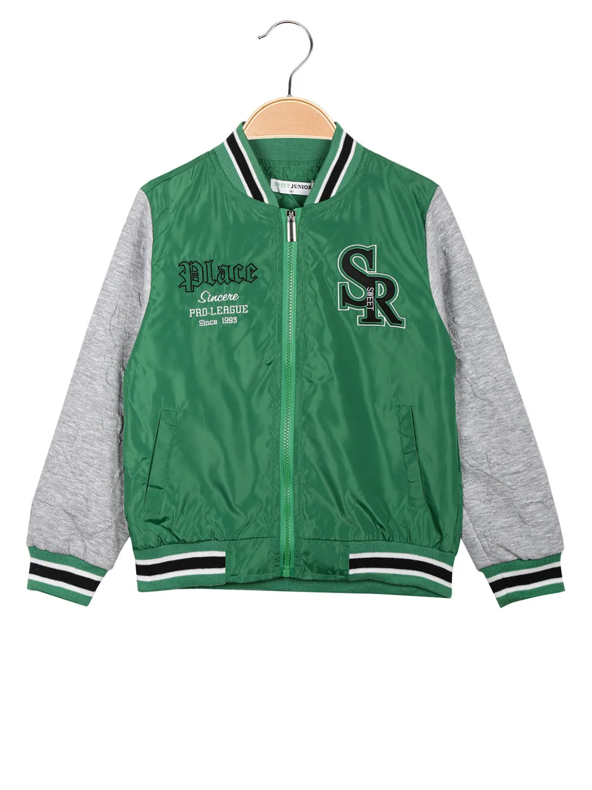 Sweet Junior Giubbino baseball da bambino con zip