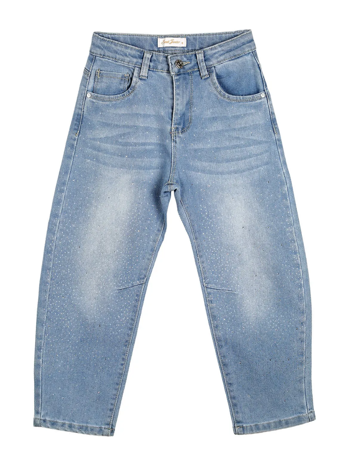 Sweet Junior Jeans balloon da bambina con strass - jeans