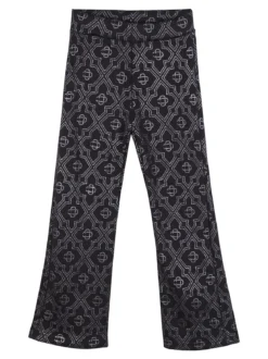 Sweet Junior Leggings da bambina a zampa con interno felpato