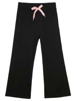 Sweet Junior Pantaloni da bambina a gamba larga in felpa