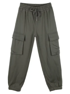 Sweet Junior Pantaloni tuta da bambina con tasconi laterali e polsini