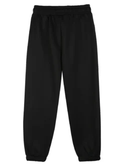 Sweet Junior Pantaloni tuta da bambino con coulisse ed elastico sul finale - nero