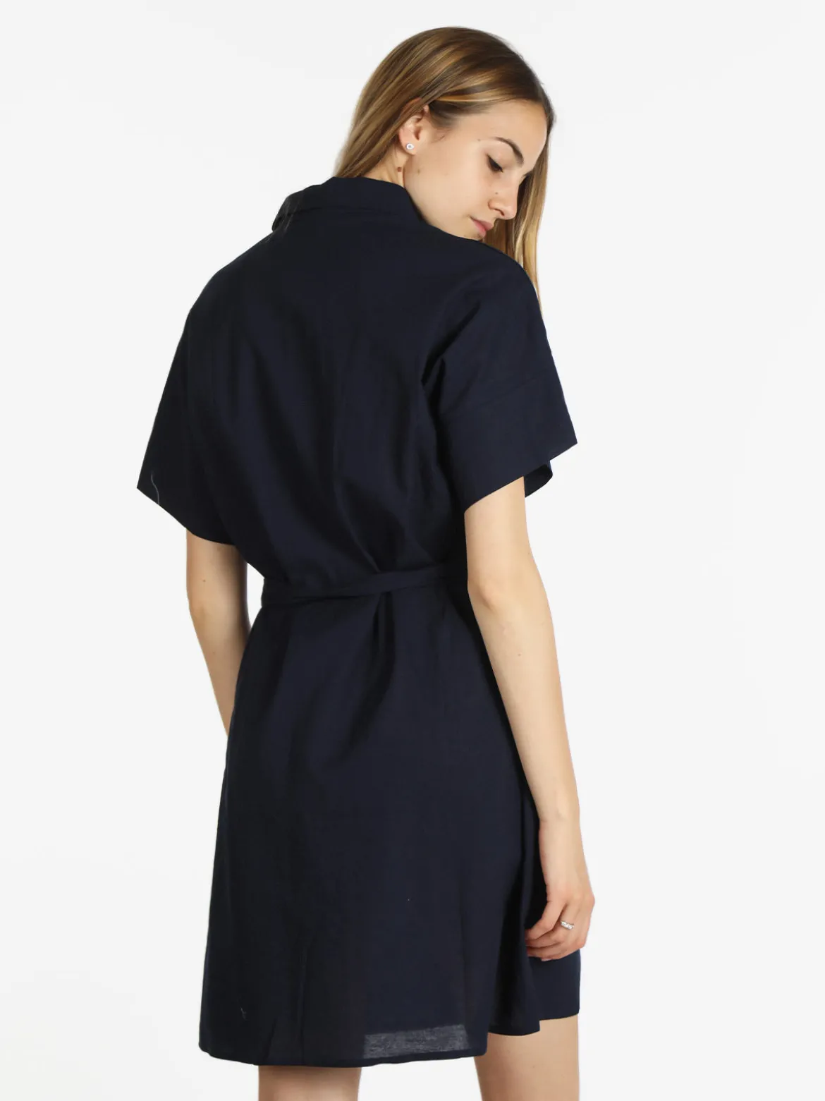 Sweet Miss Abito a camicia in cotone maniche corte