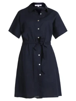 Sweet Miss Abito a camicia in cotone maniche corte