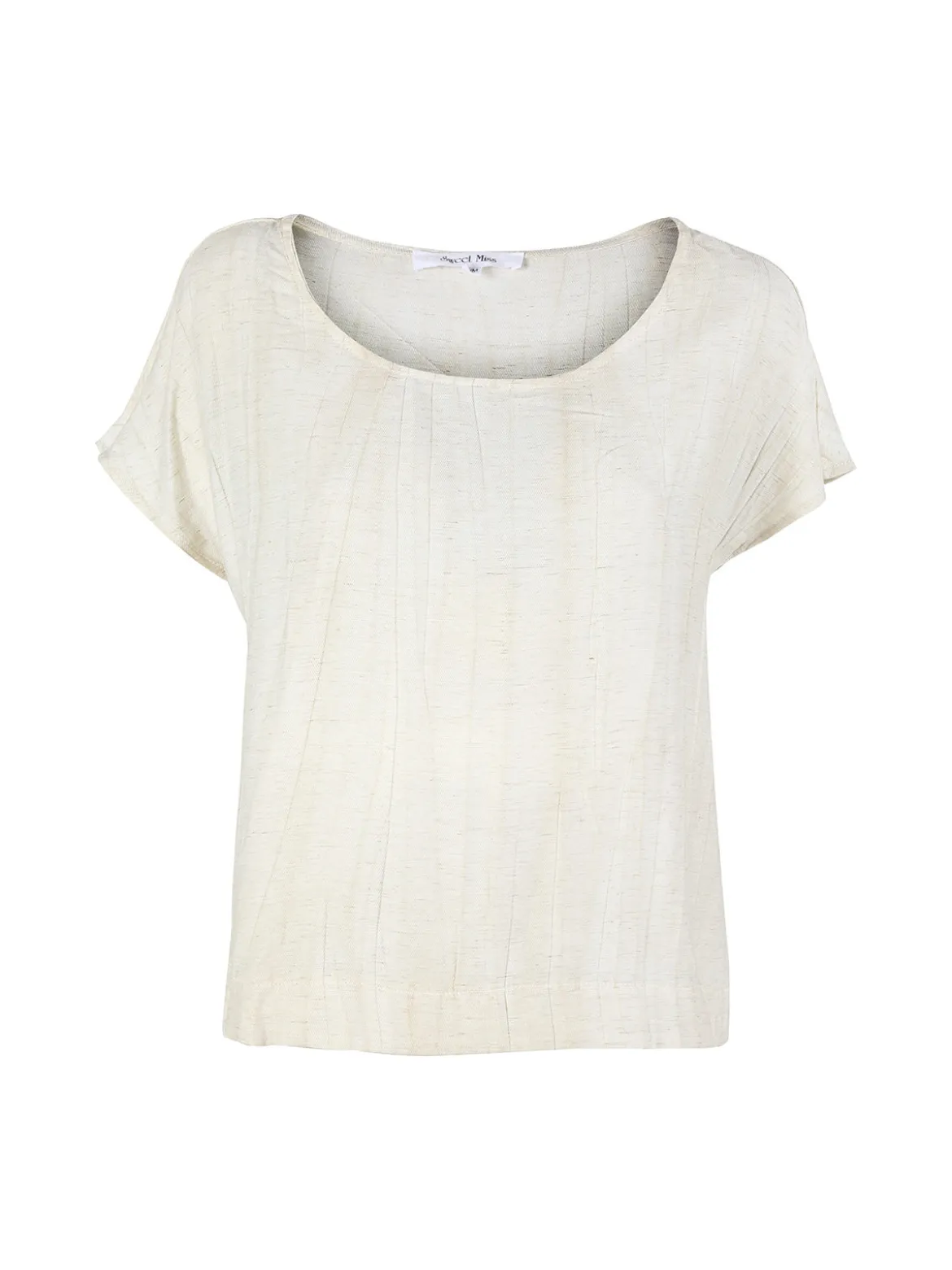 Sweet Miss Blusa donna misto lino a maniche corte