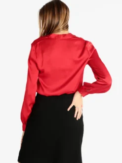 Sweet Miss Blusa elegante donna in raso