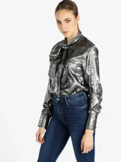 Sweet Miss Camicia donna a maniche lunghe effetto cangiante