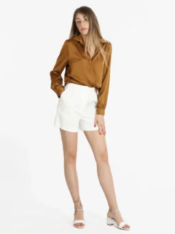 Sweet Miss Camicia donna in raso con colletto