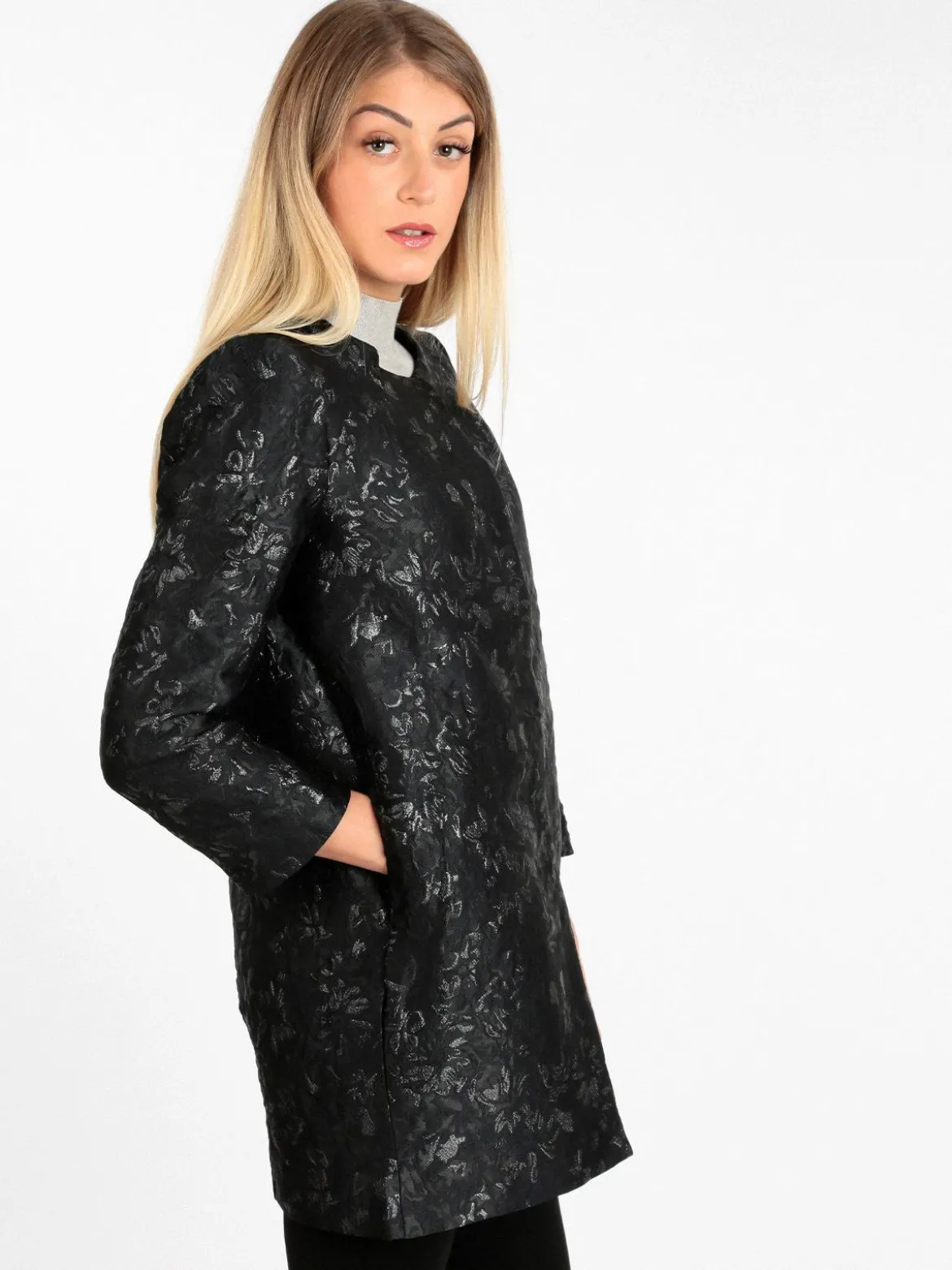 Sweet Miss Cappotto donna con manica a 3/4
