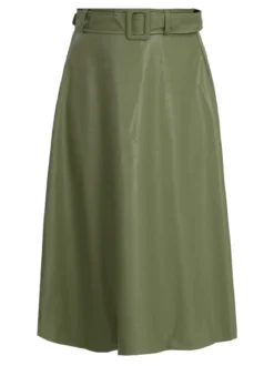 Sweet Miss Gonna midi in ecopelle con cintura