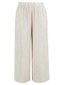 Sweet Miss Pantaloni donna a gamba larga in misto lino