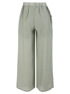 Sweet Miss Pantaloni donna a gamba larga - pistacchio