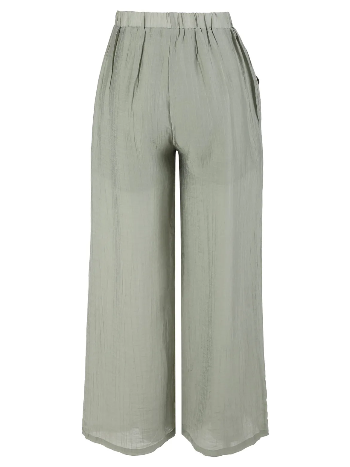 Sweet Miss Pantaloni donna a gamba larga - pistacchio